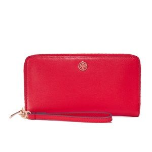 NWT Tory Burch Parker Zip Continental Wallet